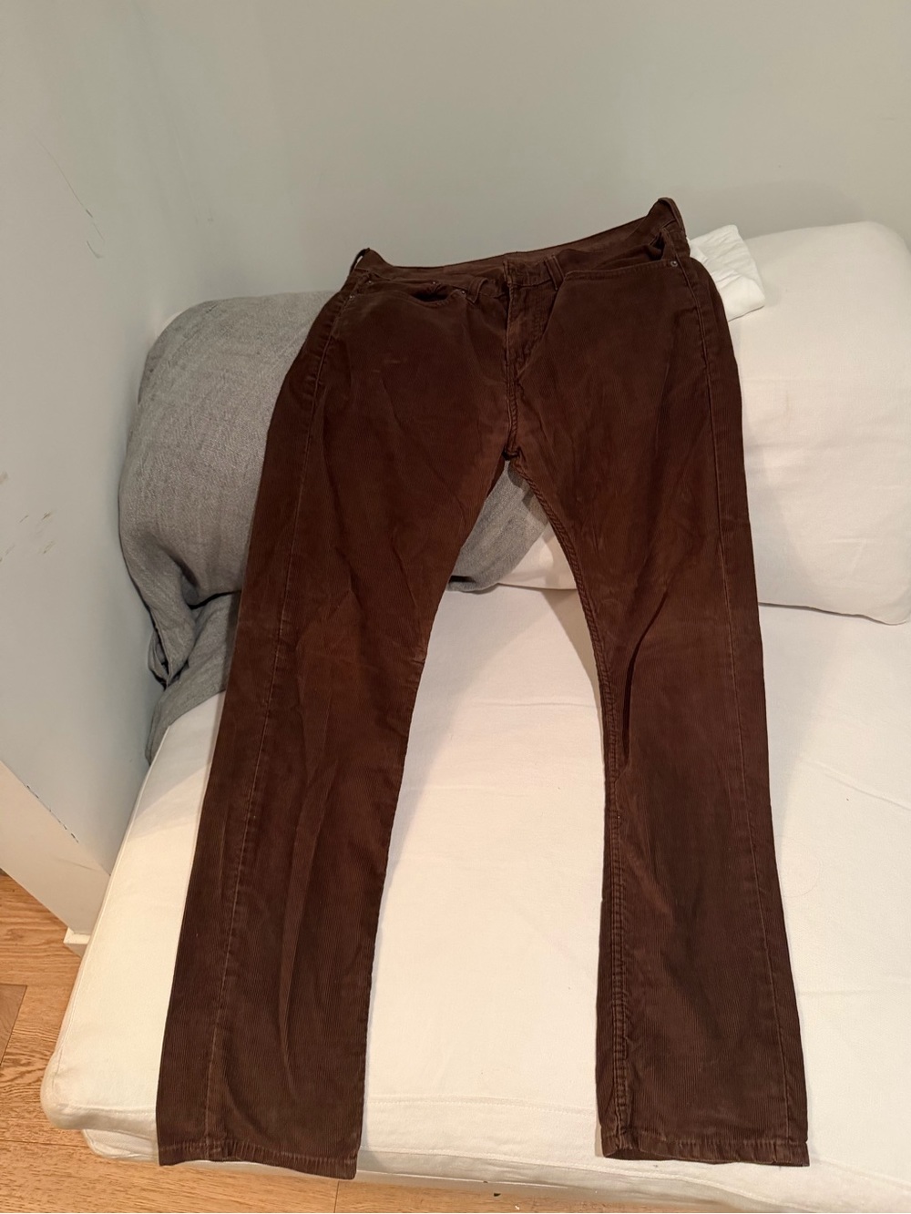Levi's 513 Straight Leg Brown Jeans Waist 32